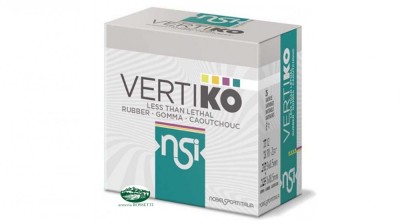 NOBEL SPORT Vertiko cartucce cal.12 pallettoni 15 in gomma.