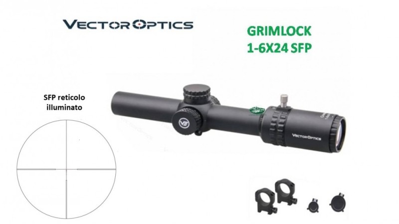 VECTOR OPTICS GRIMLOCK 1-6X24 SFP SCOC-13II