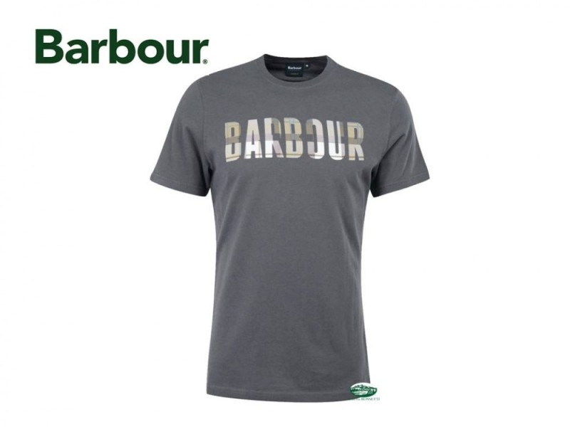 BARBOUR T-Shirt Thurso grigio