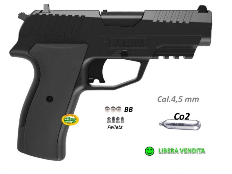 CROSMAN Pistola Iceman CO2 cal. 4,5 mm