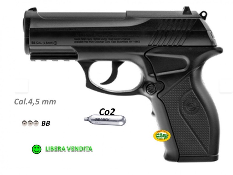 CROSMAN Pistola mod. C11 CO2 cal. 4,5 mm