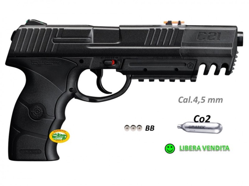 CROSMAN Pistola mod. C21 CO2 cal. 4,5 mm