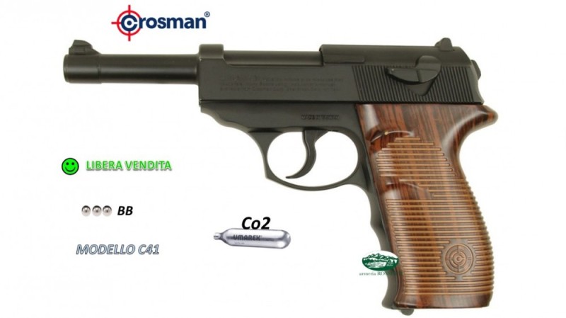 CROSMAN Pistola mod. C41 CO2 cal. 4,5 mm