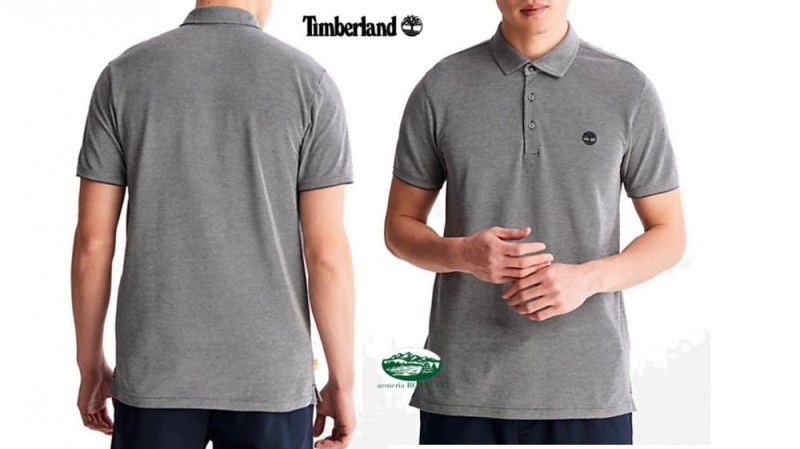 TIMBERLAND Polo Oxford Slim-Fit colore blu marino 433