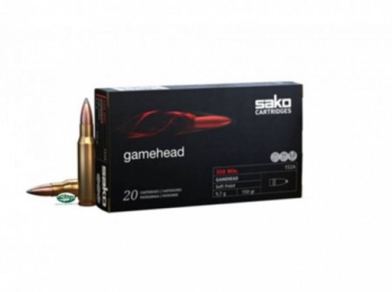 SAKO munizioni cal.223 rem GAMEHEAD SP 50 gr 106G