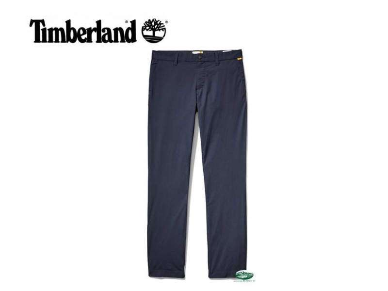 TIMBERLAND Pantaloni chino blu marino slim fit