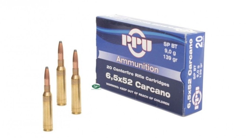 PPU PRVI PARTIZAN Munizioni cal.6,5X52 Carcano SP BT 139gr