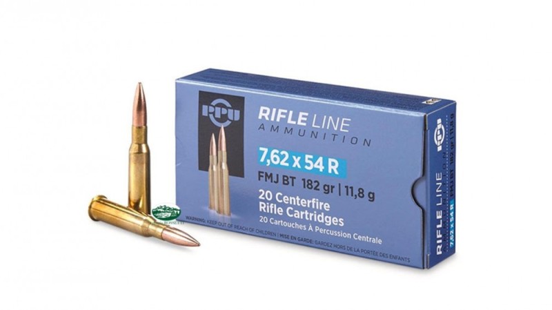 PPU PRVI PARTIZAN Munizioni cal.7,62X54R FMJ BT 182gr.
