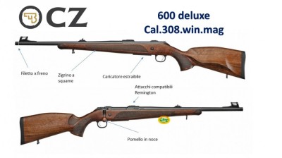 CZ 600 DELUXE cal.308 win. mag.