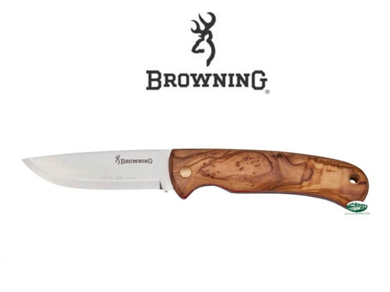 BROWNING Coltello Pocket Folding olive wood
