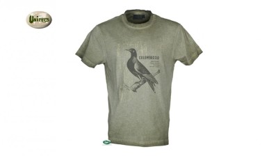 UNIVERS T-SHIRT stampa colombaccio