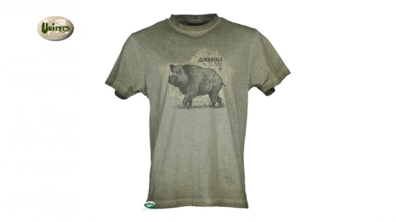 UNIVERS T-SHIRT stampa cinghiale