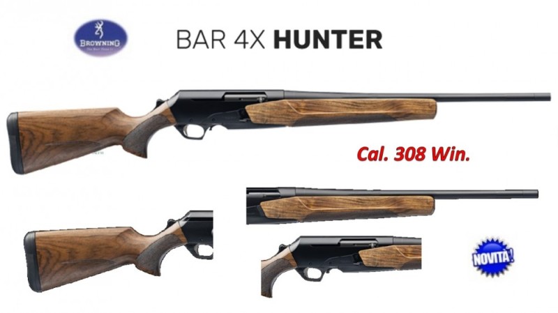 BROWNING BAR 4X Hunter cal.308 Win con filetto