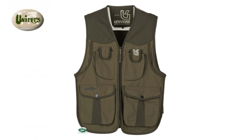 UNIVERS Gilet rete elasticizzato verde