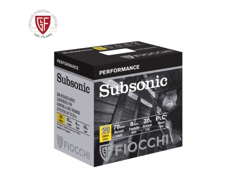 FIOCCHI cartucce silenziate cal.20 gr.30 pb.7,5