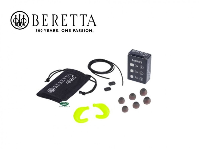 BERETTA Auricolari Mini Headset E2 giallo fluo