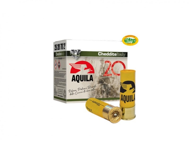 CHEDDITE cartucce AQUILA cal.20 pb.11 gr.26