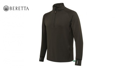 BERETTA Maglia Stretch Tech mezza zip P3142