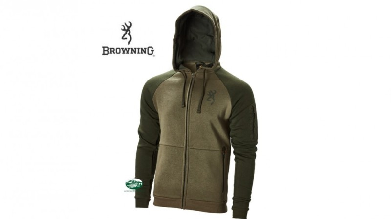 BROWNING Felpa Snapshot Two Tones verde 