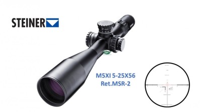 STEINER M5XI 5-25X56 reticolo MSR-2