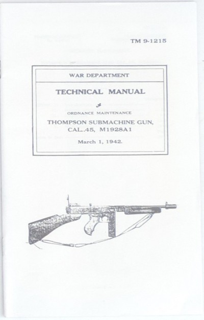 Manuale Thompson M1928A1