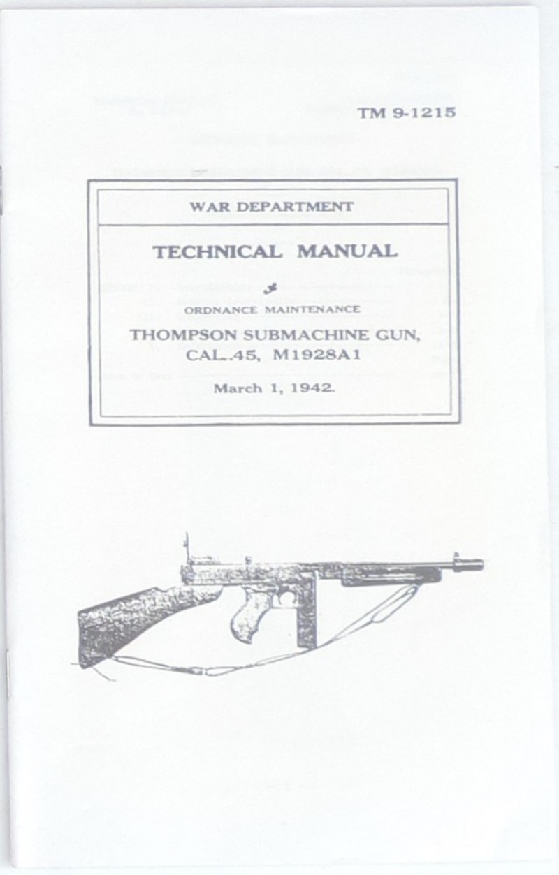 Manuale Thompson M1928A1