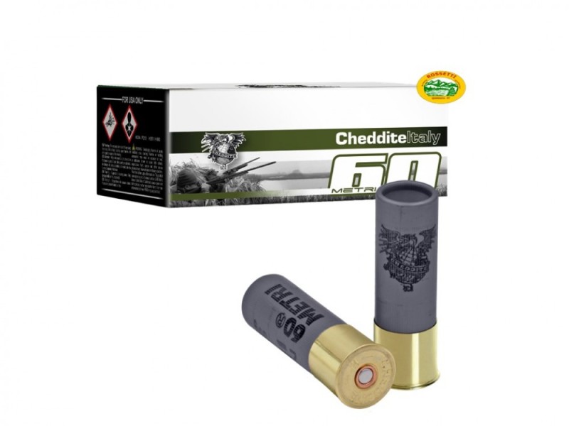 CHEDDITE cartucce 60 METRI cal.12 pb.5
