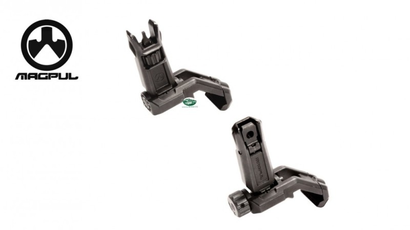 MAGPUL MBUS mira frontale e posteriore laterale inclinata 45°