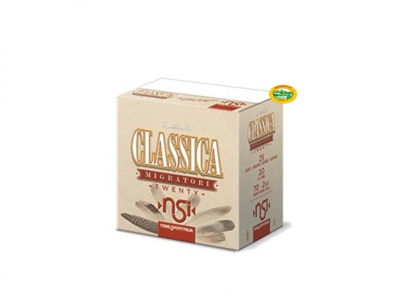 NOBEL cartucce CLASSICA TWENTY cal.20 gr.26 pb.12