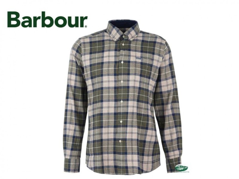 BARBOUR Camicia Fortrose verde