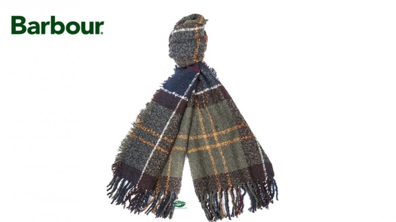 BARBOUR Sciarpa donna boucle tartan classic
