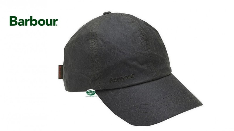 BARBOUR Cappello tesa Wax Sports sage