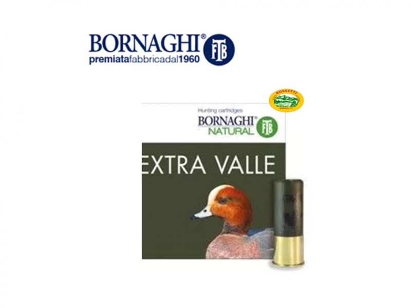 BORNAGHI cartucce Extra Valle TUNG-STEEL cal.12 gr.33 p.5+3 senza piombo
