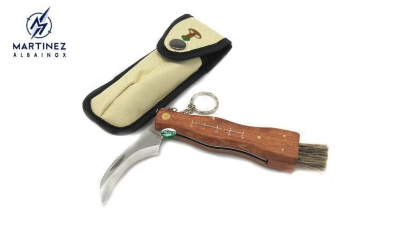 ALBAINOX Coltello Martinez coglifunghi legno