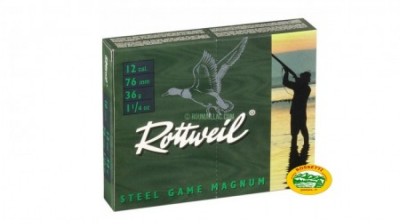 ROTTWEIL cartucce STEEL GAME MAGNUM cal.12/76 pb.4 senza piombo