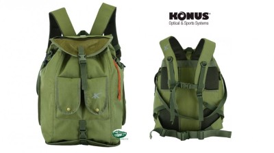 KONUS Zaino da funghi verde 00373