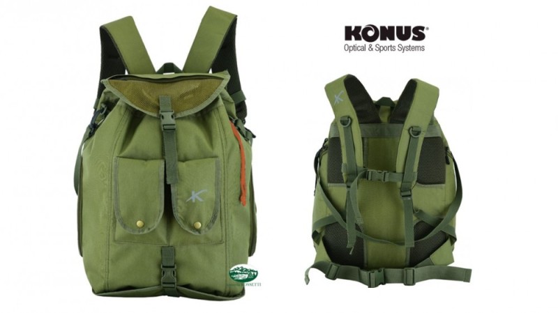 KONUS Zaino da funghi verde 00373