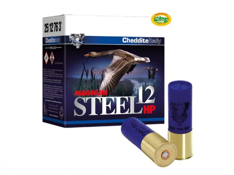 CHEDDITE cartucce Steel HP 36 Magnum cal.12 p.3 senza piombo