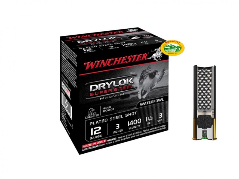 WINCHESTER cartucce DRYLOCK cal.12 Semimagnum gr.36 p.4 senza piombo