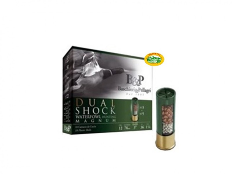 BASCHIERI & P. DUAL SHOCK Magnum Cal.12 gr.36 p.3+5 senza piombo