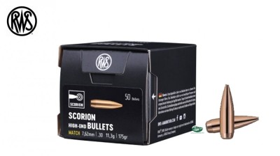 RWS Palle SCORION cal 7,62mm.(30 ) gr 175 2418599