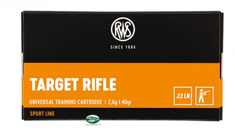 RWS munizioni cal.22 lr Target Rifle 40gr.