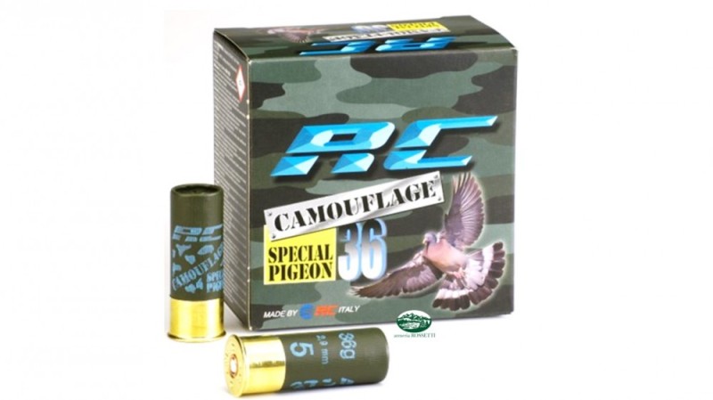 RC cartucce RC36 CAMOUFLAGE cal.12 gr.36 pb.5 Special Pigeon 
