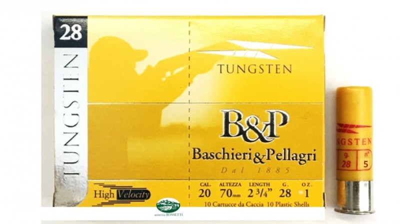 BASCHIERI & P. TUNGSTEN cal.20 gr.28 p.5 senza piombo