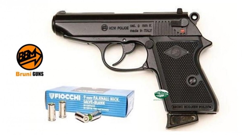 BRUNI New Police pistola a salve cal.9 mm