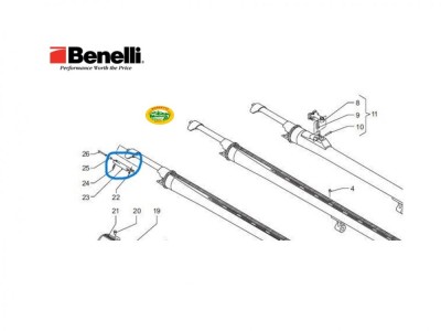 BENELLI Corpo Espulsore Super Black Eagle - 130G