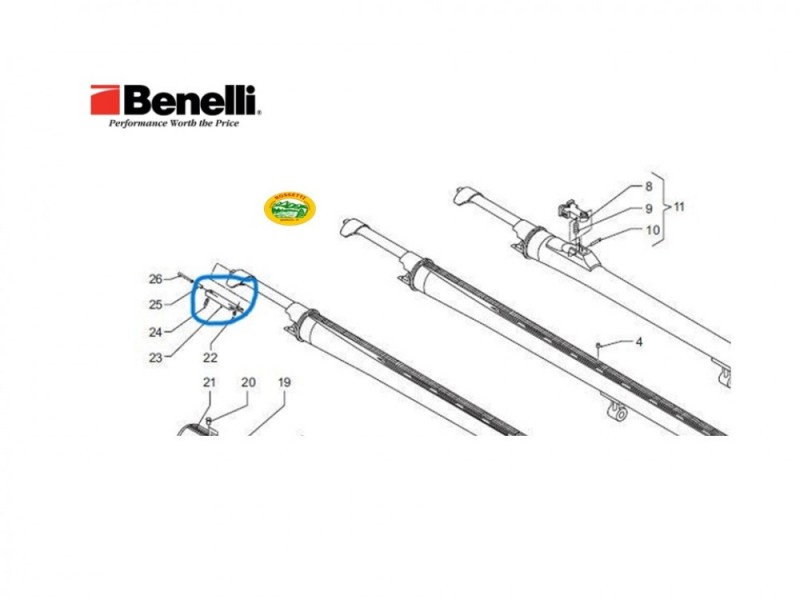 BENELLI Corpo Espulsore Super Black Eagle - 130G