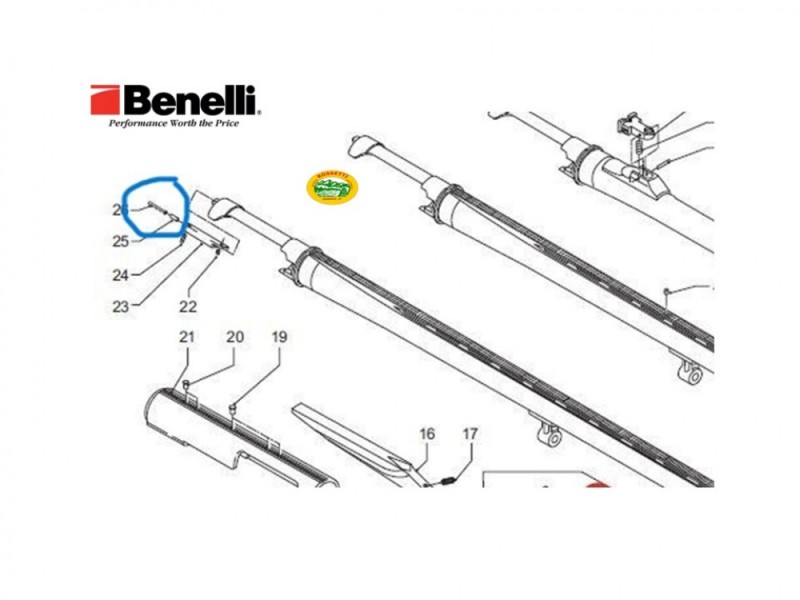BENELLI Molla espulsore Super Black Eagle - 046M