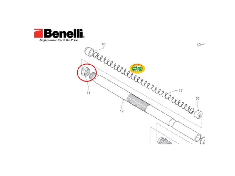 BENELLI Boccola Guida Astina M1 - M2 cal.12 - 133G