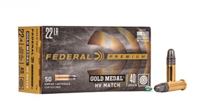 FEDERAL munizioni Gold medal target 22lr 40gr 711B